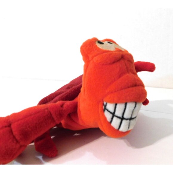 Disney Store Sebastian Mini Bean Bag Plush 8" Red Crab Toy - Picture 4 of 5
